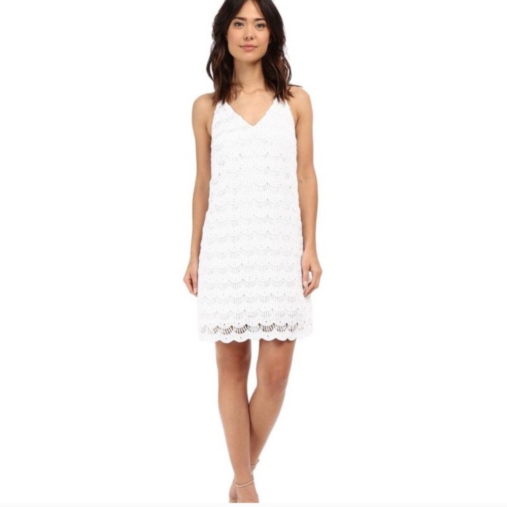 Lilly Pulitzer white Natalie resort dress